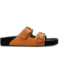 Isabel Marant - 'Lennyo' Suede Slides - Lyst