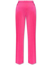 Theory - Satin Pants - Lyst
