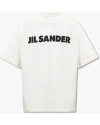 Jil Sander - T-Shirt With Logo - Lyst