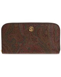 Etro - Wallet With Logo - Lyst