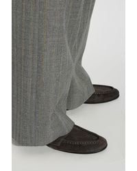 Black Suede Studio - 'Arrow' Loafers - Lyst