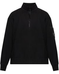 C.P. Company - Sweatshirt With A Stand-Up Collar - Lyst