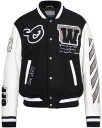 Off-White c/o Virgil Abloh - Jacket With Logo - Lyst