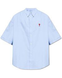 Ami Paris - Shirt With Short Sleeves, - Lyst