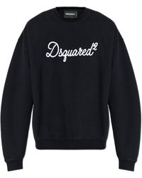 DSquared² - Sweatshirt With Embroidered Logo - Lyst