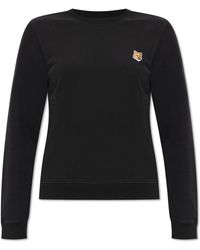 Maison Kitsuné - Sweatshirt With Logo, - Lyst