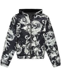 Versace Jeans Couture - Reversible Hooded Jacket - Lyst