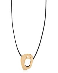 Ferragamo - Long Necklace With Pendant - Lyst