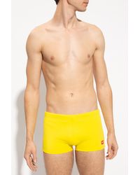 DIESEL 'bmbx-hero' Swim Boxers - Yellow