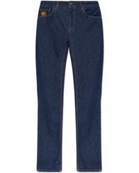 Etro - Jeans With Tapered Legs - Lyst