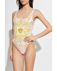 Versace - One-Piece Swimsuit With Print - Lyst