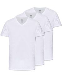 DIESEL - 3-Pack Of Underwear T-Shirts "Michael-D-Core-3Pack" - Lyst