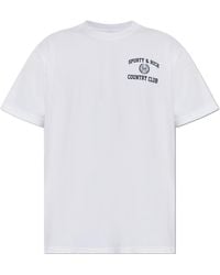 Sporty & Rich - T-Shirt From The Wall Street Collection - Lyst