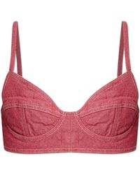 DSquared² - Denim Bra - Lyst