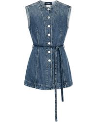 Sportmax - Denim Vest "Dominio" - Lyst