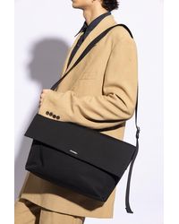 Jil Sander - + Shoulder Bag With Logo, - Lyst