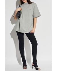 The Attico - T-Shirt With Logo - Lyst