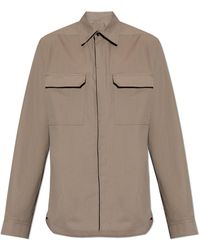 Rick Owens - Cotton Shirt With Pockets - Lyst