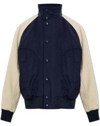 Balmain - Wool Bomber Jacket - Lyst