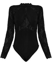 Zimmermann - Lace Bodysuit With Long Sleeves - Lyst