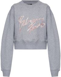 Balmain - Short Loose-Fit Sweatshirt - Lyst