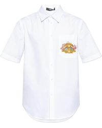 Versace - Shirt With A Pocket - Lyst