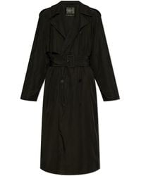 Balenciaga - Trench Coat With Belt - Lyst
