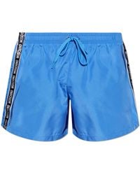 Moschino - Swim Shorts With Logo - Lyst