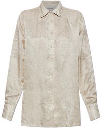 Golden Goose - Shirt With Floral Motif - Lyst
