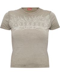 DIESEL - T-Shirt 'T-Uncuties-Long-Aa2' - Lyst