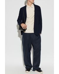 EA7 - Polo Shirt With Logo Patch - Lyst