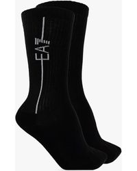 EA7 - Branded Socks 2-Pack - Lyst