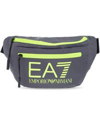 EA7 Belt Bag With Logo - Grey