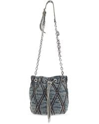 DIESEL - Shoulder Bag "Charm-D Bucket S" - Lyst