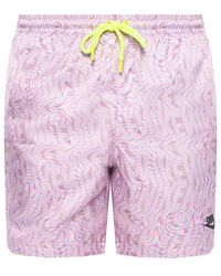 white nike swim shorts