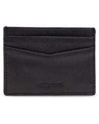 AllSaints - 'Delph' Leather Card Holder - Lyst