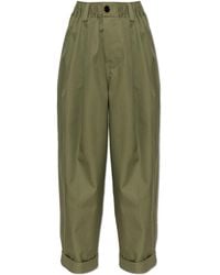Marni - Wide-Leg Cotton Trousers - Lyst