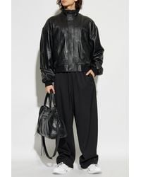 Balenciaga - Leather Jacket - Lyst