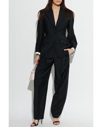 Givenchy - Wool Pleated Trousers - Lyst