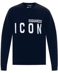 dsquared icon sweatshirt black