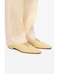 bottega veneta white flats