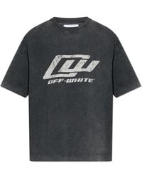 Off-White c/o Virgil Abloh - T-Shirt With Printed Logo - Lyst