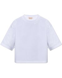 Marni - Oversized Cotton T-Shirt - Lyst