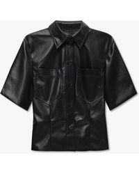 Nanushka - ‘Sabine’ Vegan Leather Shirt - Lyst
