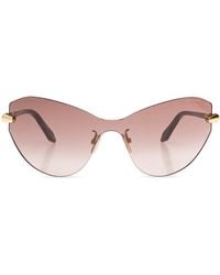 BVLGARI - Sunglasses With A Lightweight Rimless Design And Cat-Eye Lenses - Lyst