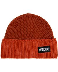 Moschino - Cap With Logo Patch - Lyst