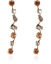forte_forte - Earrings With Shimmering Crystals - Lyst