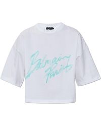 Balmain - Short Loose-Fit T-Shirt - Lyst