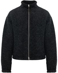 Jil Sander - Wool Jacket With Stand-Up Collar - Lyst