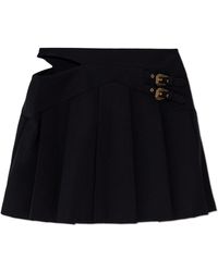 Versace Jeans Couture - Skirt With Decorative Slit - Lyst